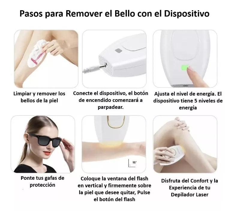 Depilador Láser IPL Permanente